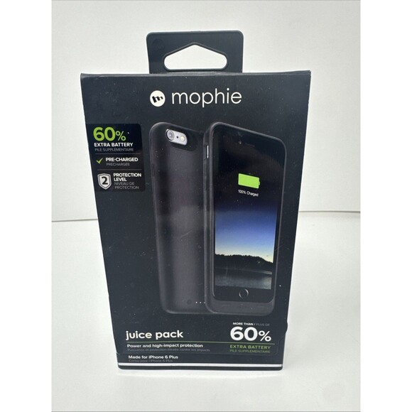 mophie Other - mophie Juice Pack External Battery Case for iPhone 6 Plus 6s Plus - Black NEW